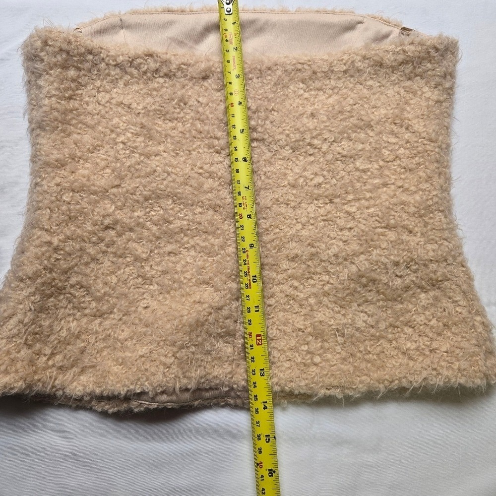 Zara fur Bustier NWT - Size M - Picture 6 of 7